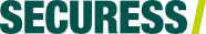 Logo von Securess in Grün mit gelbem Akzent und stilisiertem Schriftzug.